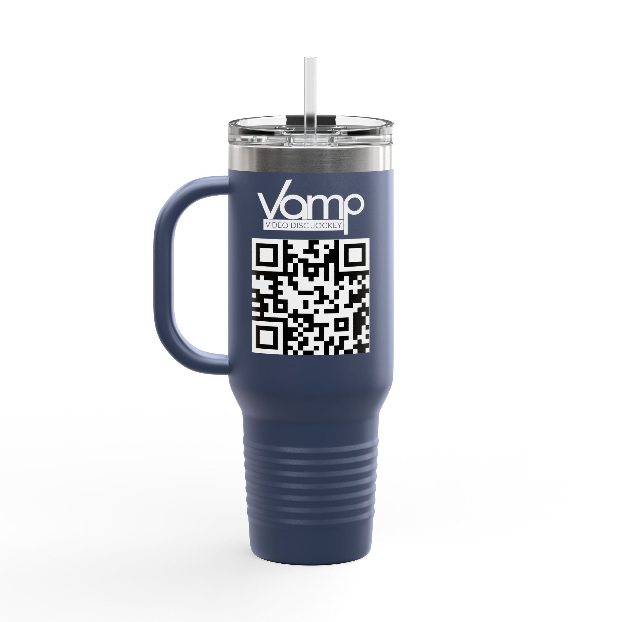 "DJ VAMP" 🎧Insulated Travel Mug - 40oz | Perfect for Music Lovers & On-the-Go Refreshments